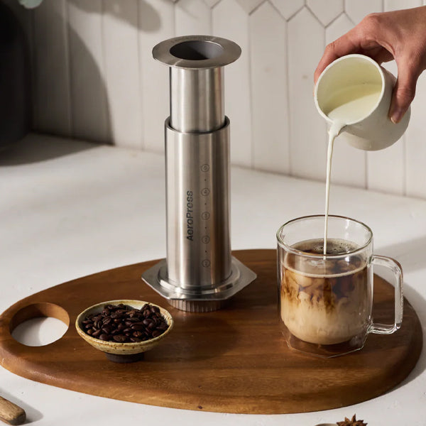 AeroPress Coffee Maker - Steel